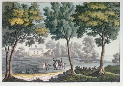 Mount Vernon, Virginia, Heimat von George Washington, ca.1820 von Paolo Fumagalli